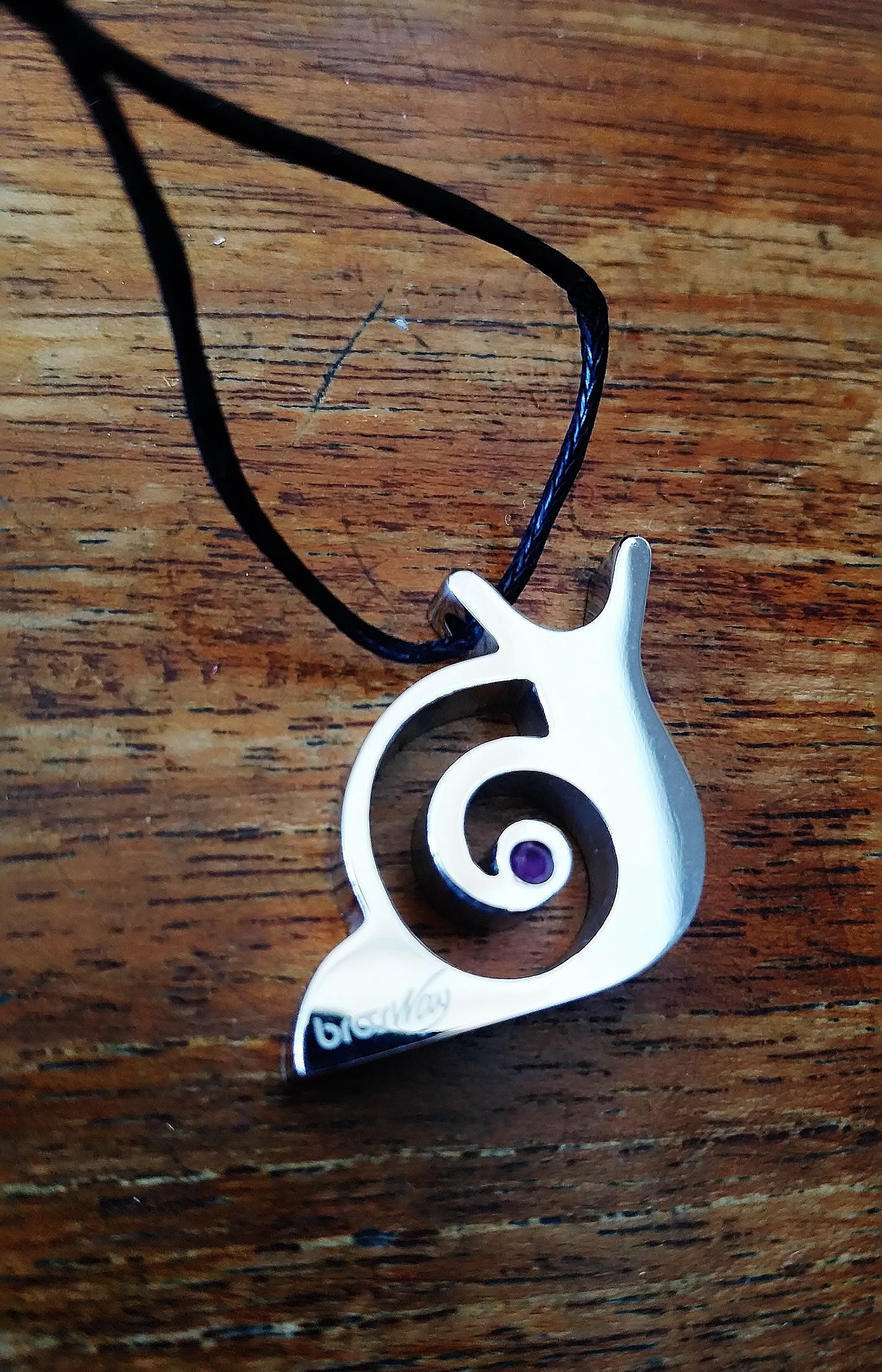 Snail Pendant | Ruby