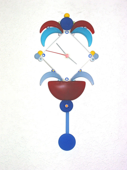 Frari Red Wall Clock