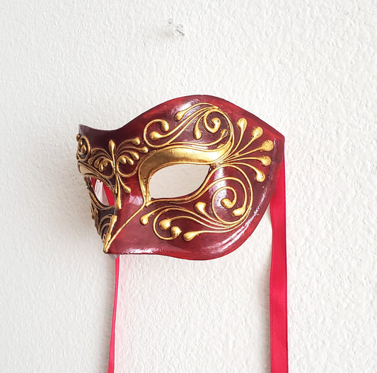 Colombina Rosso Mask
