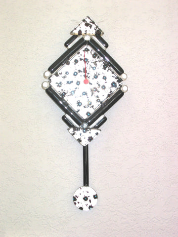 Polo Silver Clock