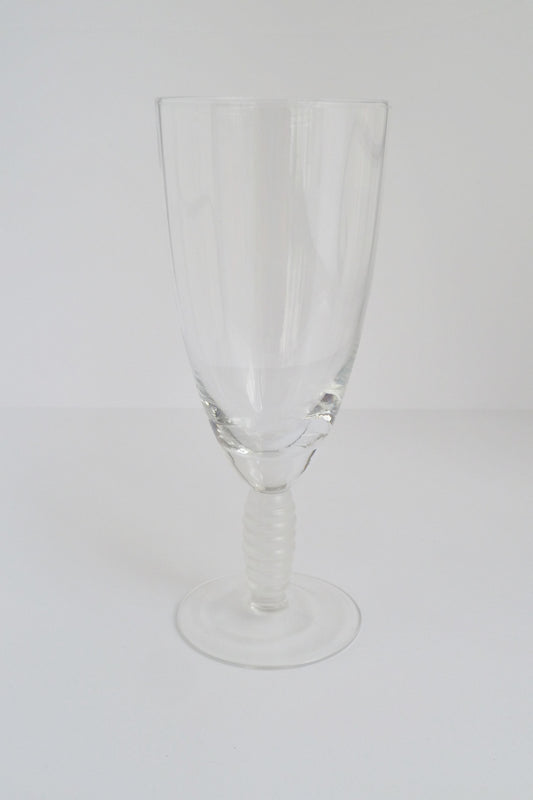 Ringlet Flute Glass - Final Sale