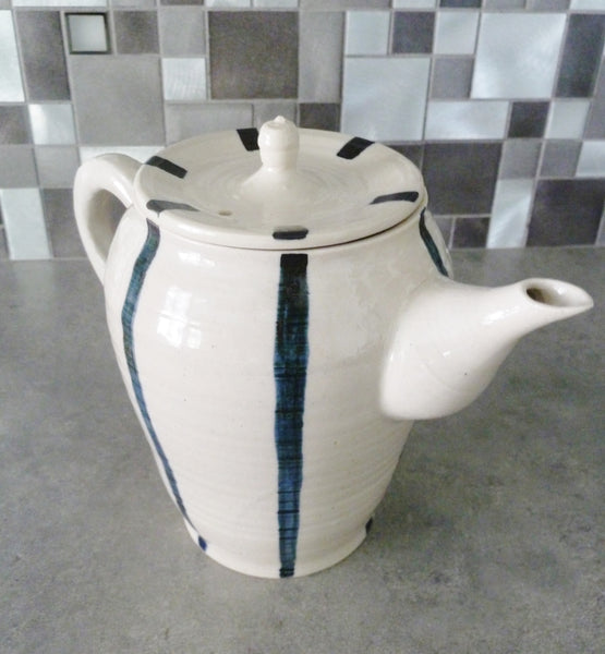 Stripe Tea Pot