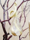 Gold Pear Shaped Ornament