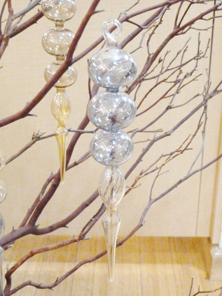 Iridecent Spire Glass Ornament
